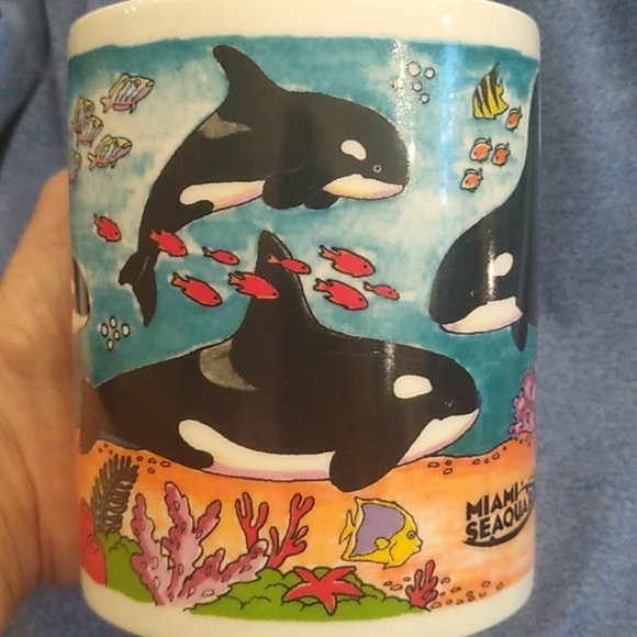 Miami Coffee Mug Dolphins Seaquarium  Collector Series American Gifts - Picture 6 of 8